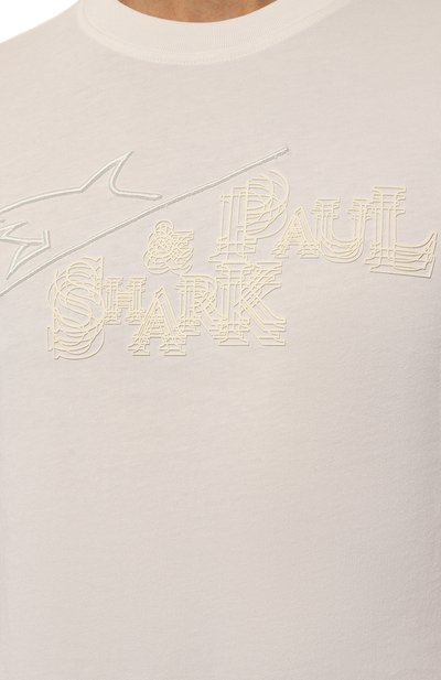 Хлопковая футболка PAUL&SHARK, арт. 14311632/S, фото 5