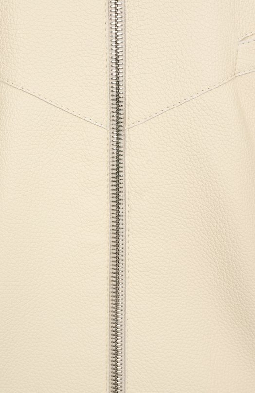 Кожаная куртка Maslov Z017 Кремовый  Z017 Фото 6