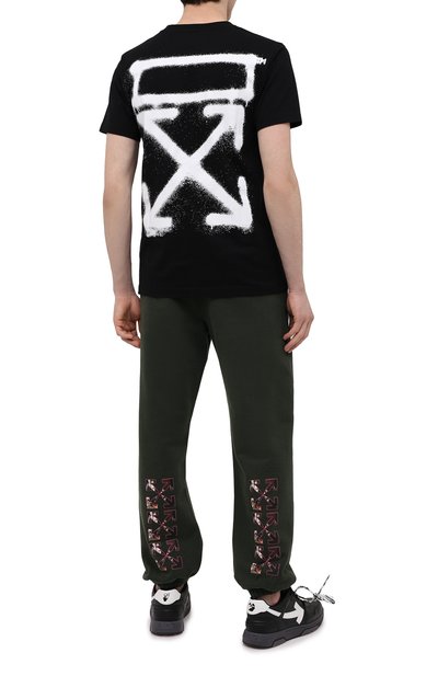 Хлопковая футболка OFF-WHITE, арт. 0MAA027S21JER005, фото 2