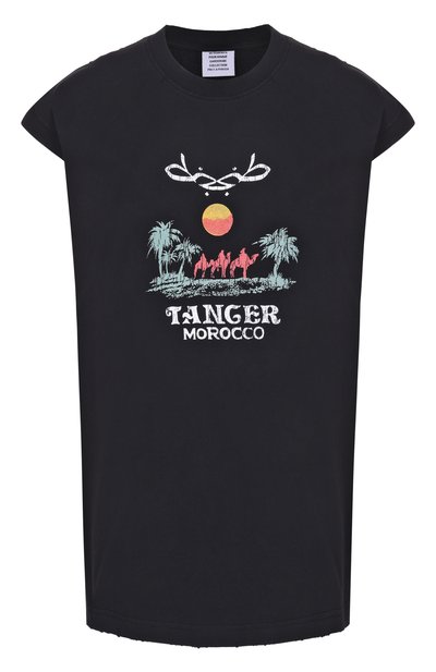 Хлопковая майка VETEMENTS, арт. ME76TR261B/1200 LIGHT JERSEY