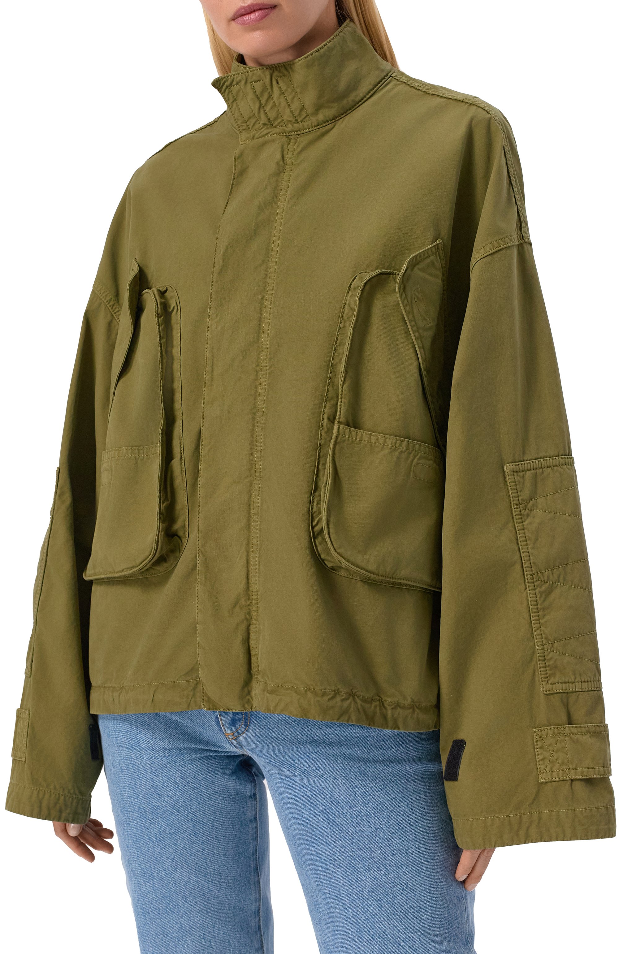 Хлопковая куртка THE ATTICO, арт. 260WCB00103/CCC1230D, фото 3