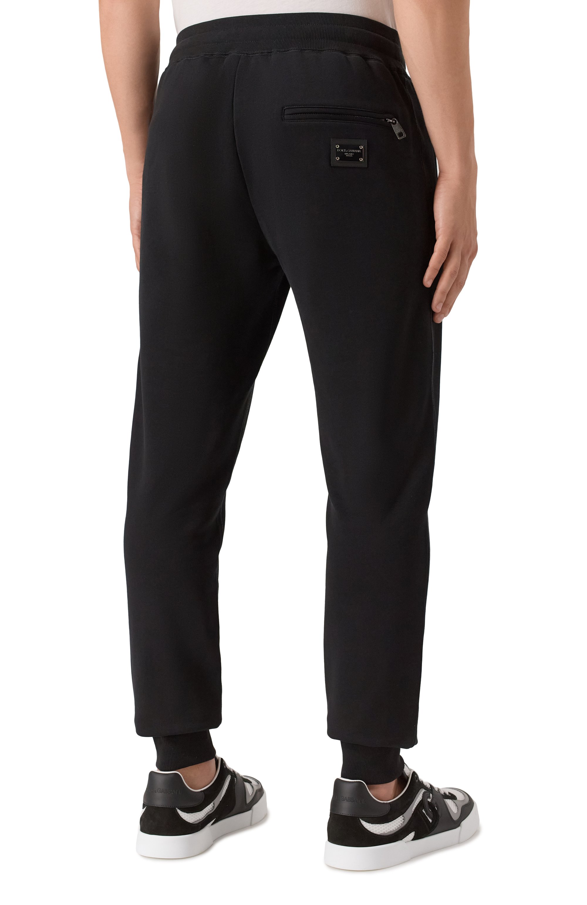 Хлопковые джоггеры DOLCE & GABBANA, арт. GVXQHT/G7F2G, фото 4