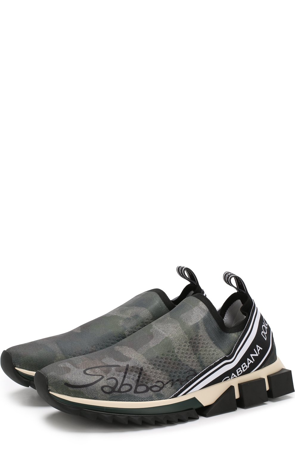 Текстильные кроссовки sorrento с принтом DOLCE & GABBANA, арт. CS1595/AV696, фото 1