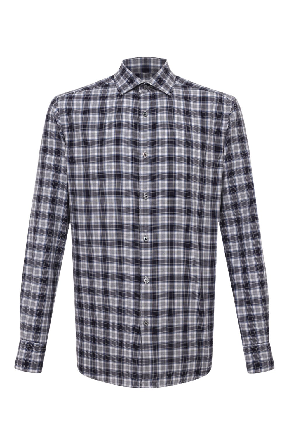 Хлопковая рубашка ZEGNA, арт. UDX21A7/SRF5, фото 1