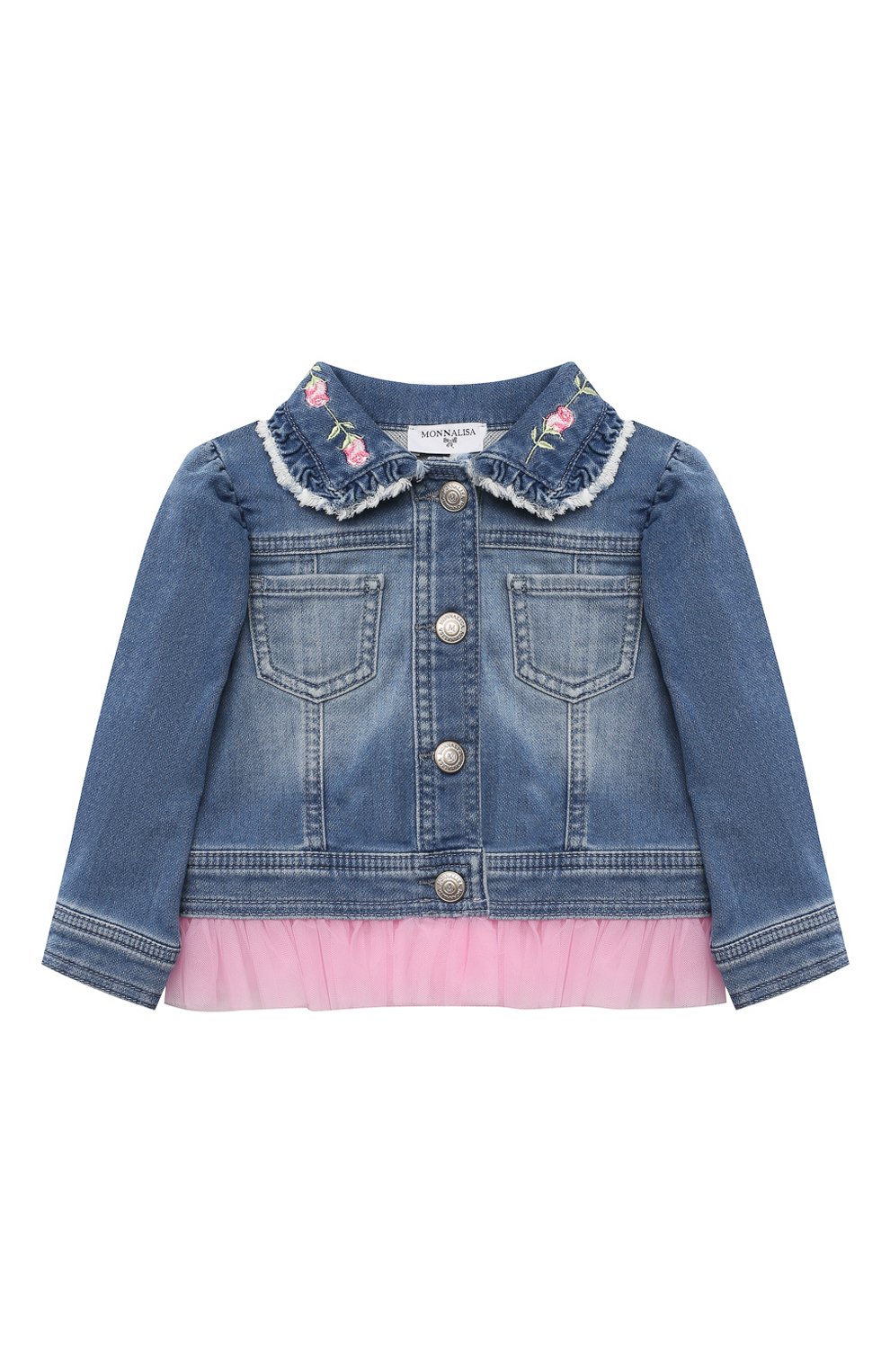 Джинсовая куртка MONNALISA, арт. 397101R5, фото 1