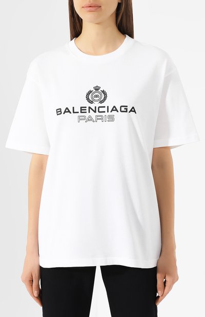 Хлопковая футболка BALENCIAGA, арт. 594599/TGV60, фото 3