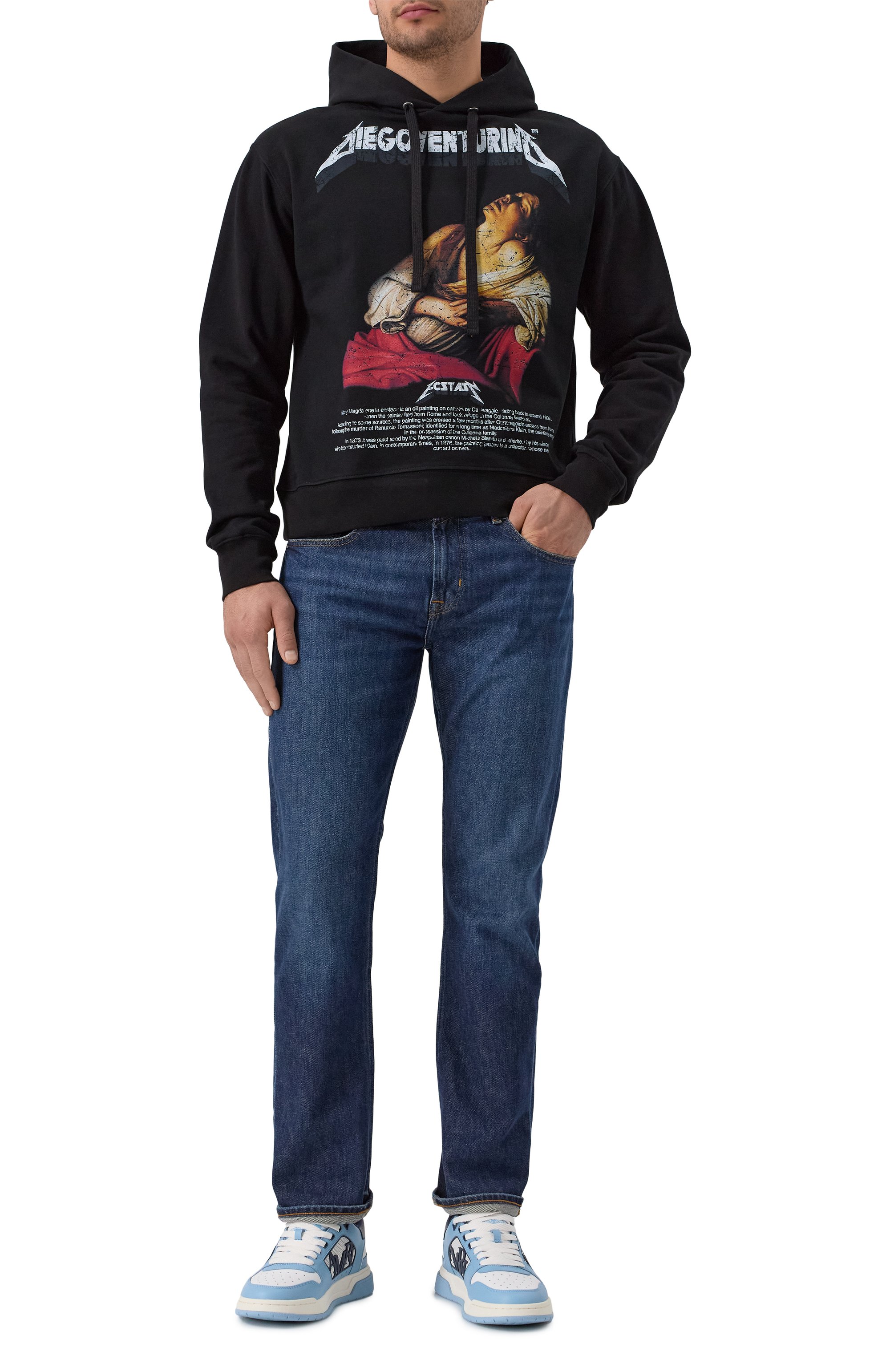 Хлопковое худи DIEGO VENTURINO, арт. DVFLHDVE, фото 2