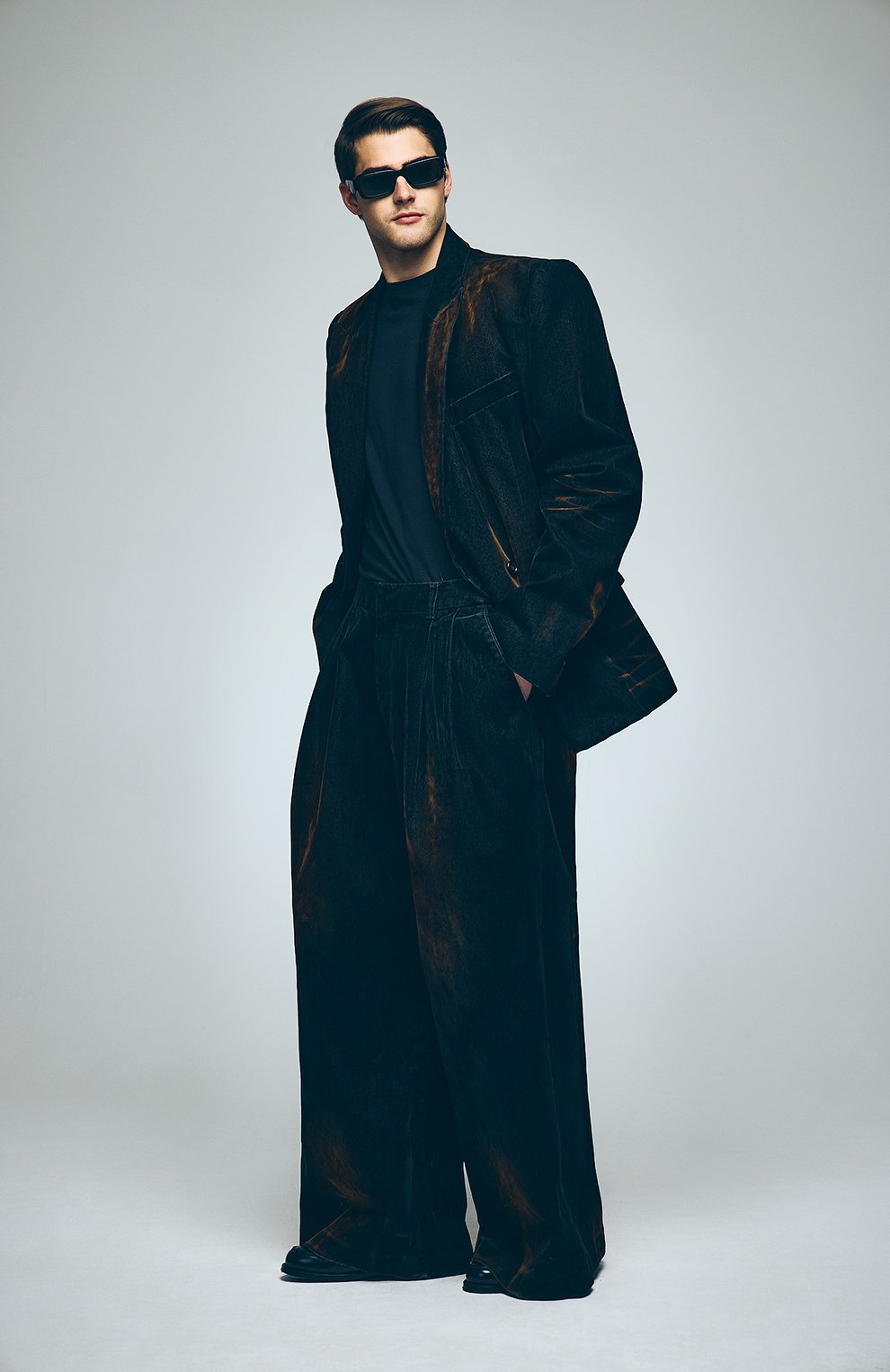 Кожаные дерби DRIES VAN NOTEN, арт. MS242-1333/108, фото 8