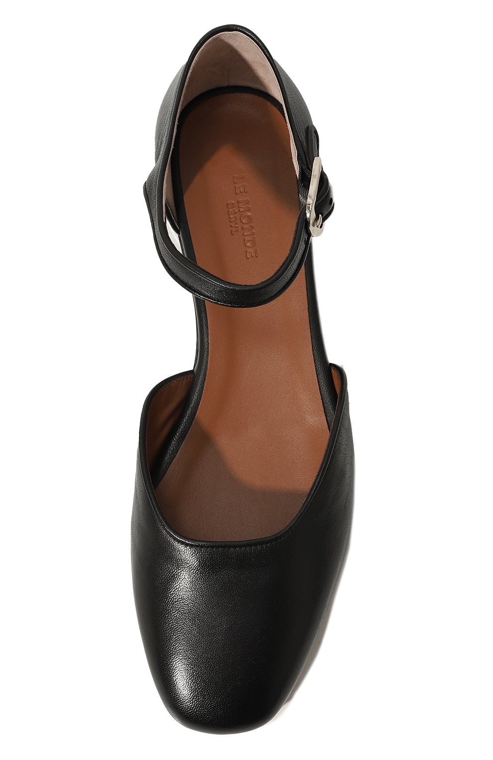 Кожаные балетки LE MONDE BERYL, арт. SMJ-LEA-BLA, фото 6