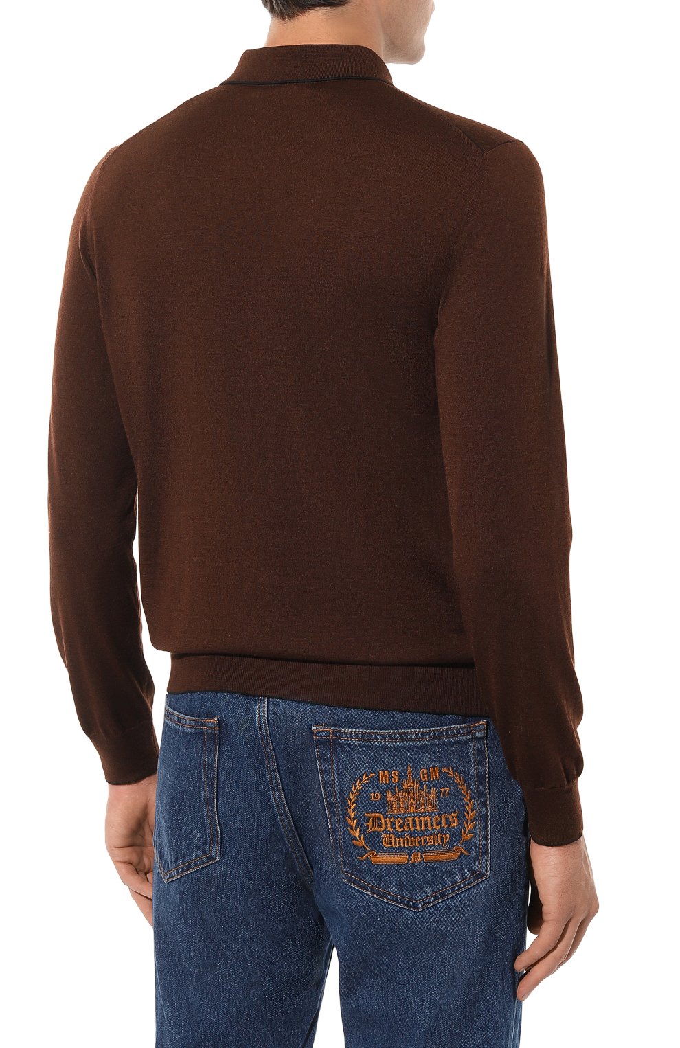 Поло из шерсти и шелка STEFANO RICCI, арт. KE08004P30/E23374, фото 4