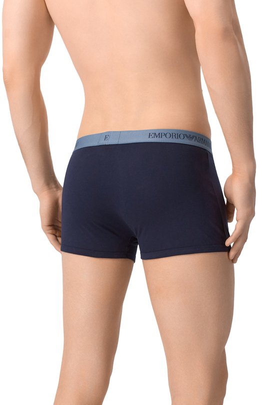 Комплект из трех боксеров Emporio Armani 111625/4F722 Синий  111625/4F722 Фото 7
