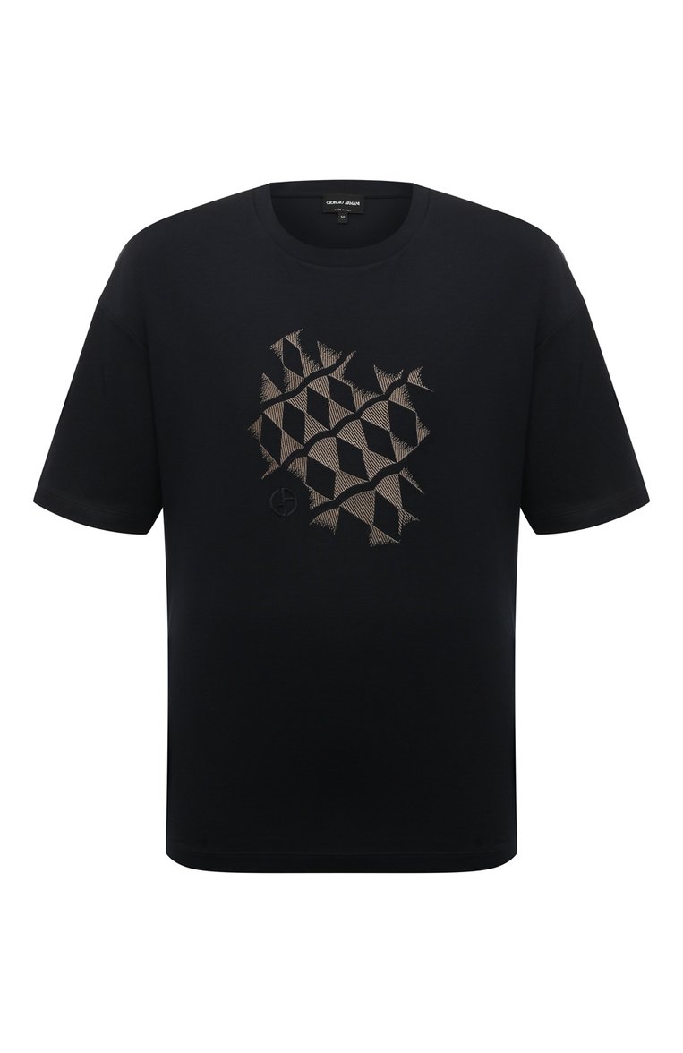 Хлопковая футболка GIORGIO ARMANI, арт. 6RST53/SJFBZ, фото 1