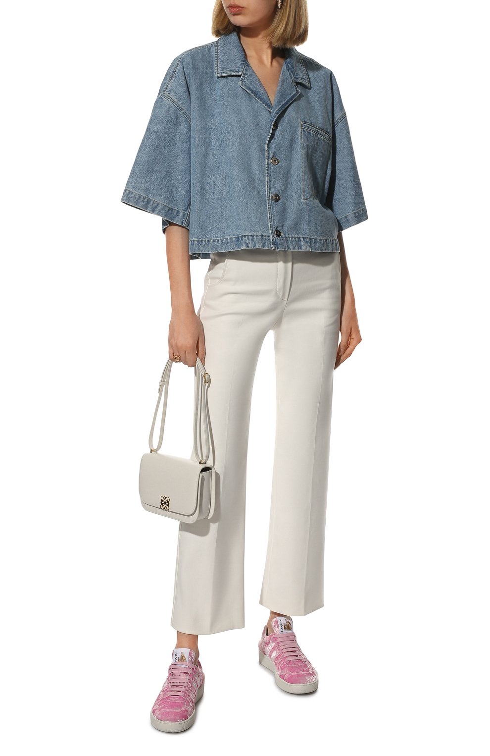 Текстильные кеды LANVIN, арт. FW-SKDK00-VELT-P22, фото 2