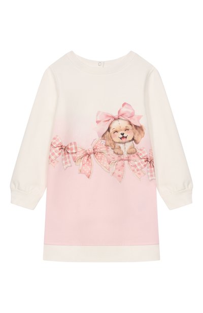 Хлопковое платье MONNALISA, арт. 39F901