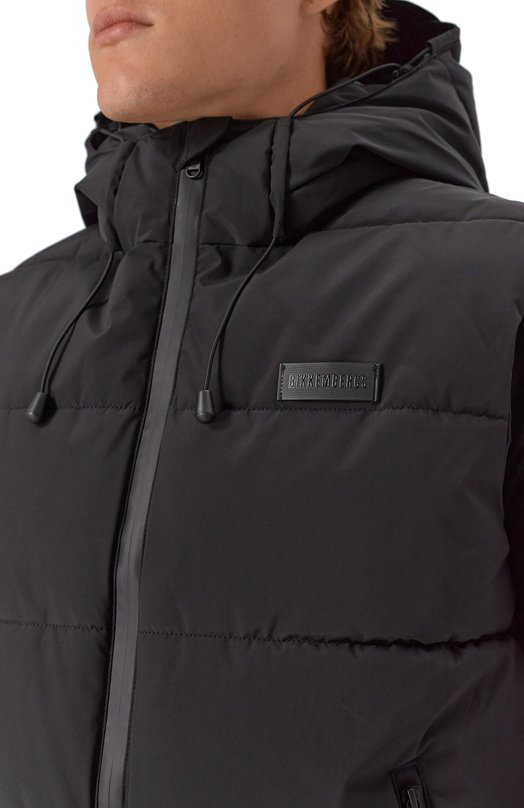 Утепленный жилет Dirk Bikkembergs BMG0990 Чёрный  BMG0990 Фото 5