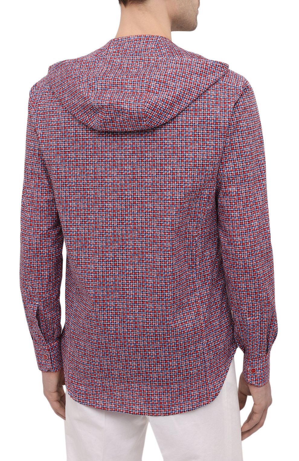 Хлопковая рубашка KITON, арт. UMCMARH0761102, фото 4