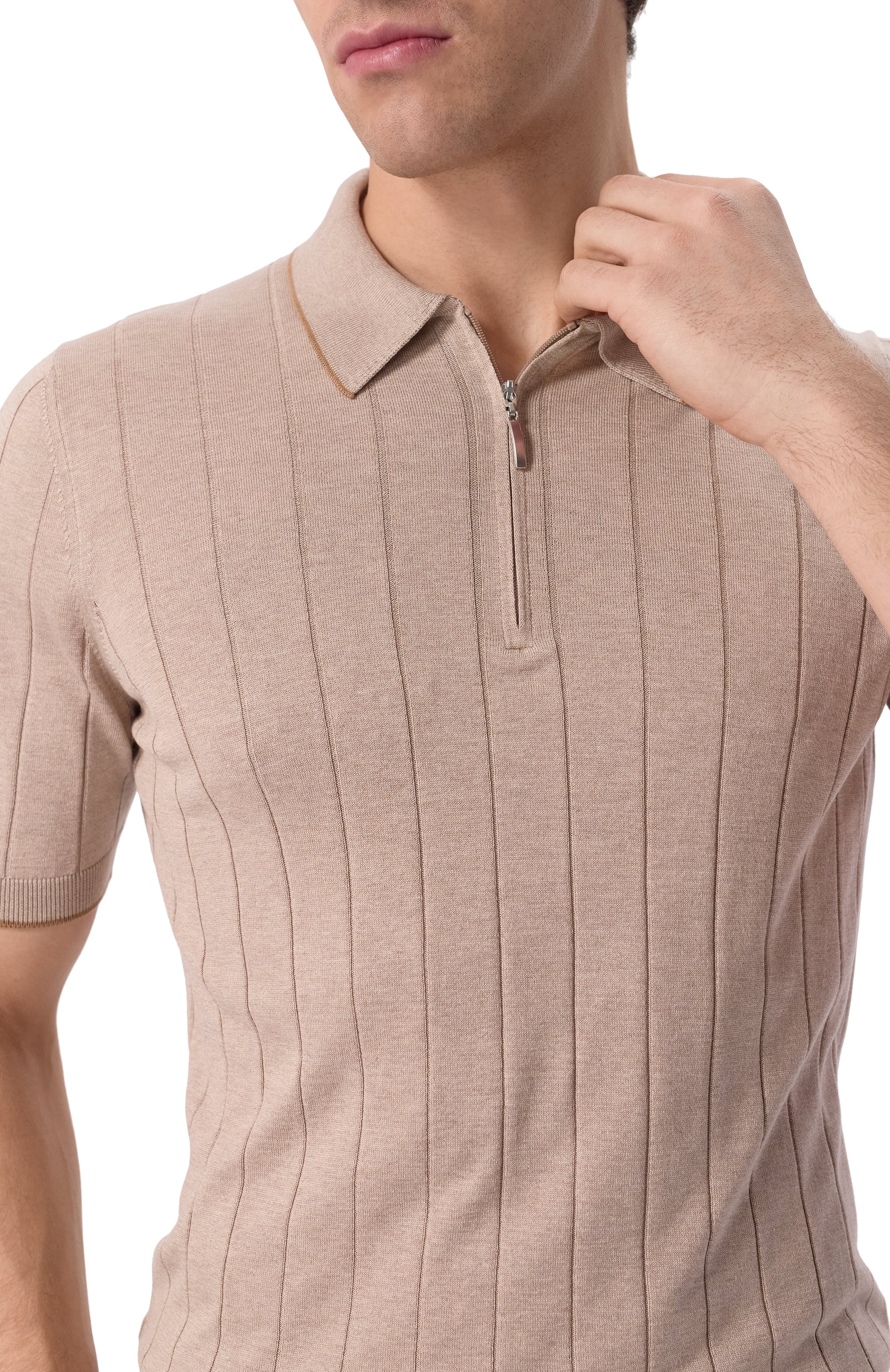 Шелковое поло GRAN SASSO, арт. 43128/23510, фото 5