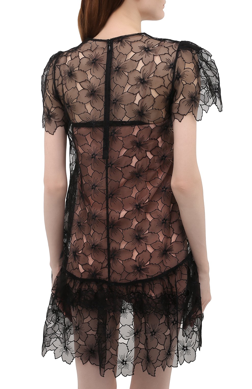 Шелковое платье REDVALENTINO, арт. VR0VA17Z/5SY, фото 4