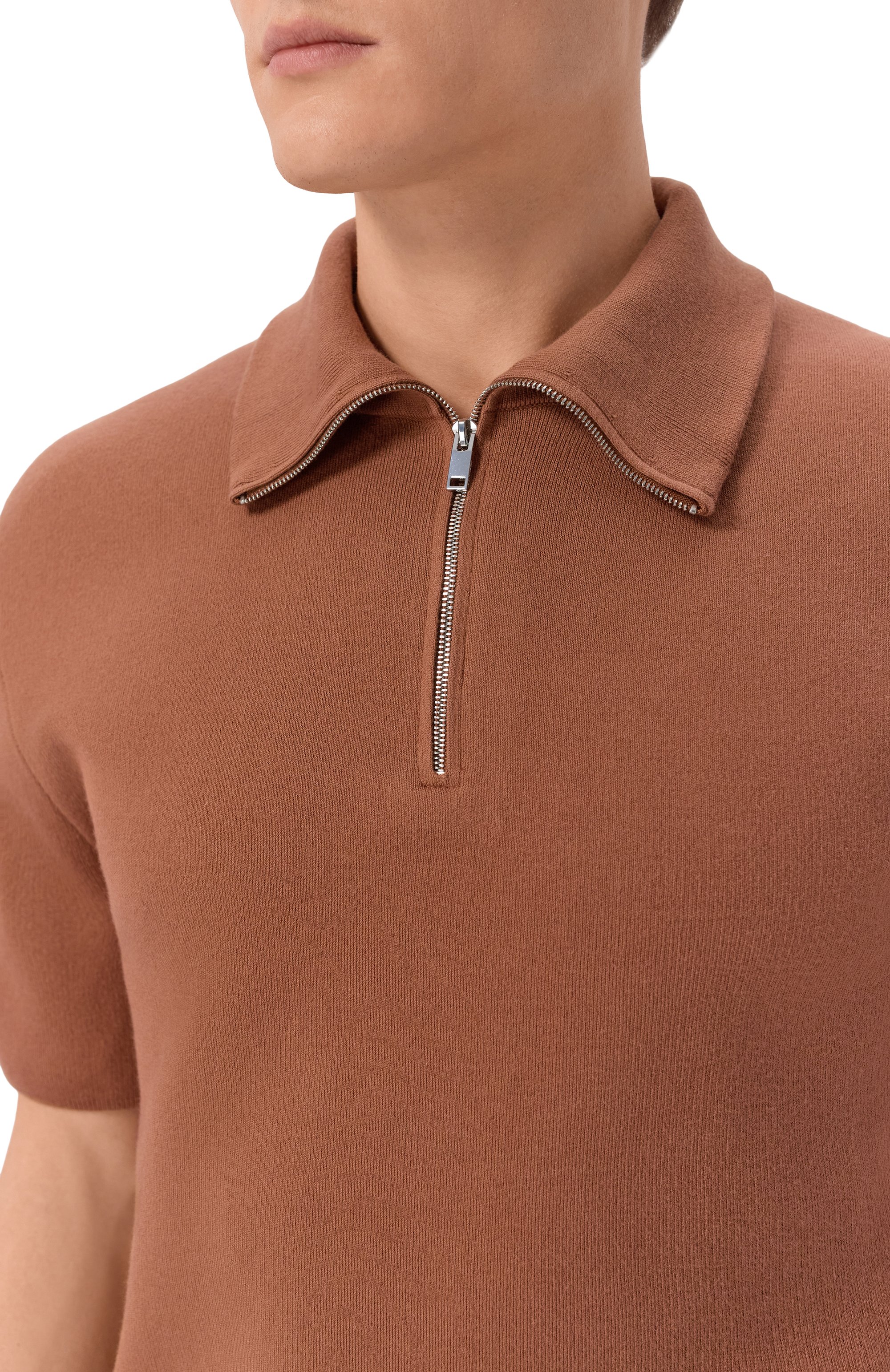 Поло 12 STOREEZ коричневого цвета по цене 16000 руб., арт. 135730, фото 5 Поло 12 STOREEZ, арт. 135730, фото 5