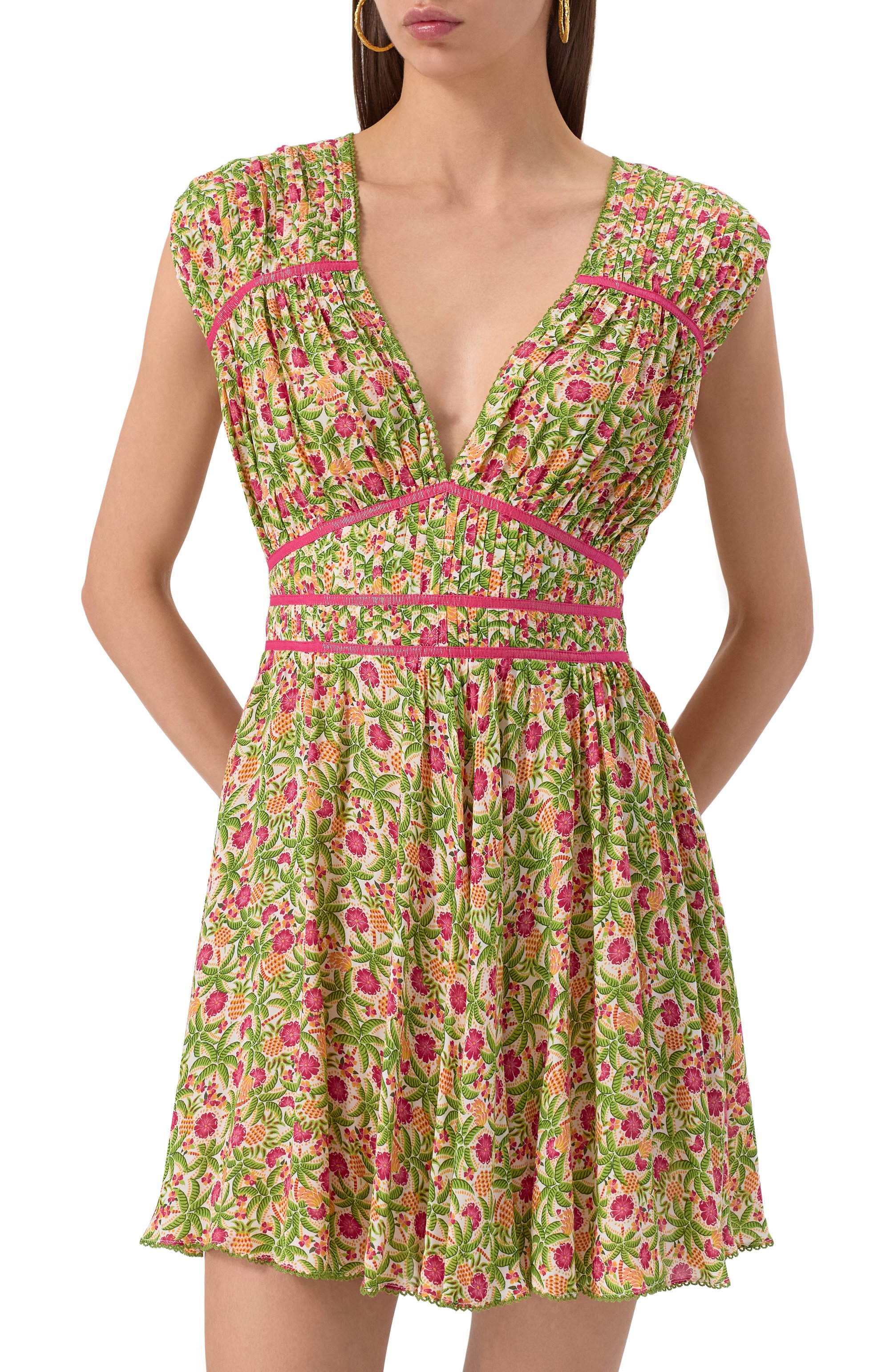 Платье из вискозы POUPETTE ST BARTH, арт. WCIR25NBHNP, фото 3