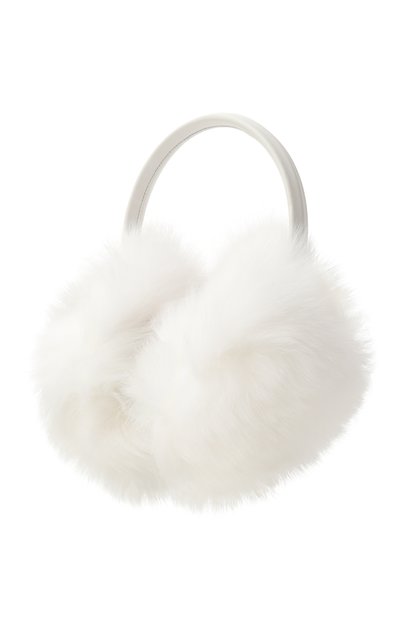 Меховые наушники из лисы YVES SALOMON, арт. 23WAA124XXRDXX, фото 2