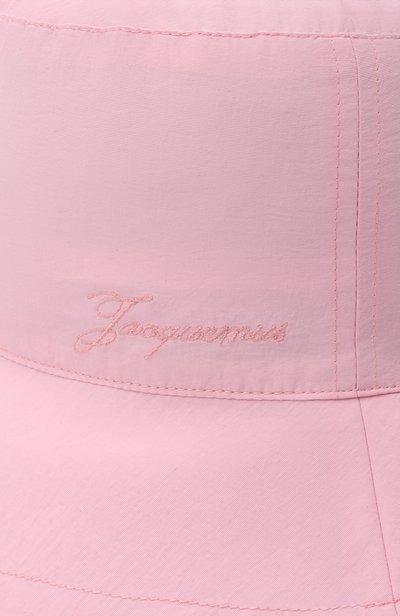 Панама JACQUEMUS светло-розового цвета по цене 27050 руб., арт. 26EACU00812/AW00645, фото 3 Панама JACQUEMUS, арт. 26EACU00812/AW00645, фото 3