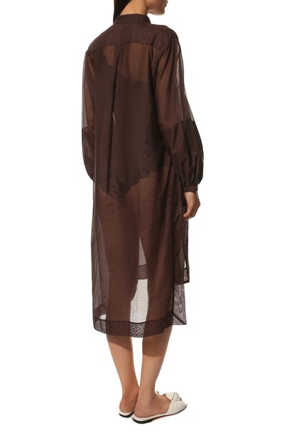 Туника из хлопка и шелка LILA EUGENIE, арт. 2207 MIDI, фото 4