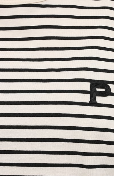 Хлопковая футболка PHILOSOPHY DI LORENZO SERAFINI черно-белого цвета по цене 17650 руб., арт. A0701/746, фото 5 Хлопковая футболка PHILOSOPHY DI LORENZO SERAFINI, арт. A0701/746, фото 5