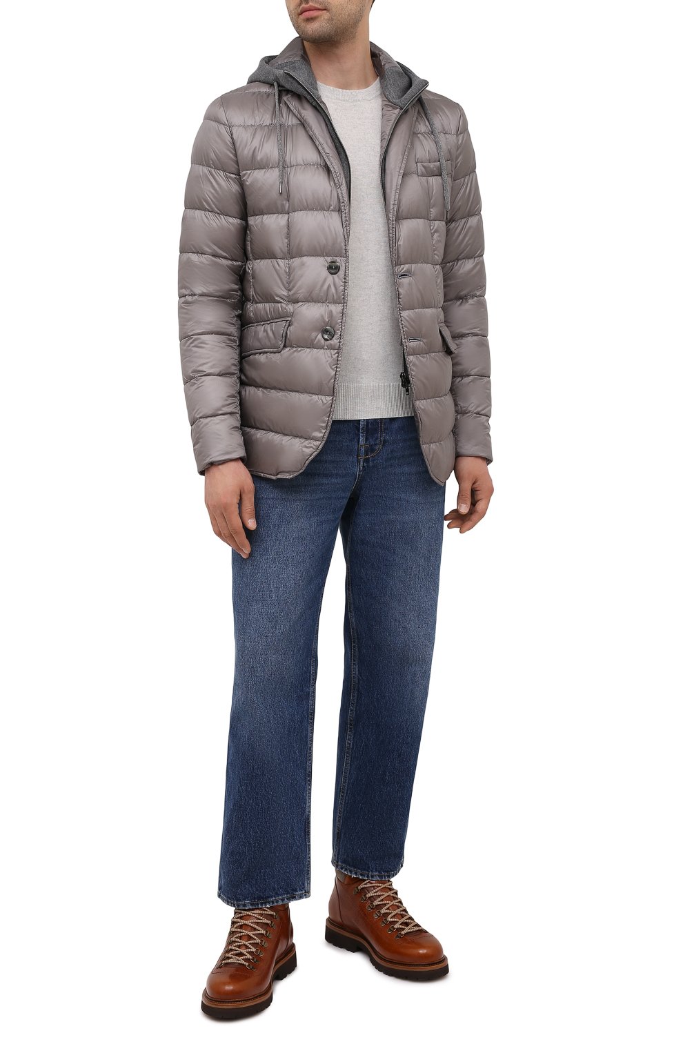 Кожаные ботинки BRUNELLO CUCINELLI, арт. MZUWFMS890, фото 2