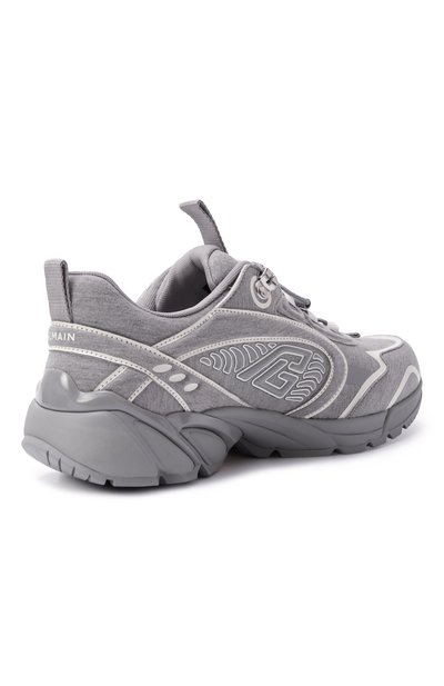 Текстильные кроссовки cosmic dust BALMAIN, арт. EM1VI357/TMG0, фото 5