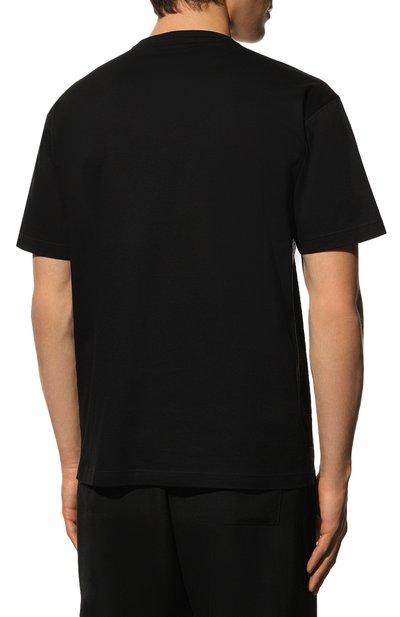 Хлопковая футболка PRADA, арт. UJN782-1Z5Y-F0002-221, фото 4