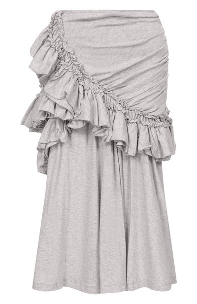 Женская хлопковая юбка DRIES VAN NOTEN, арт. 011145/3606