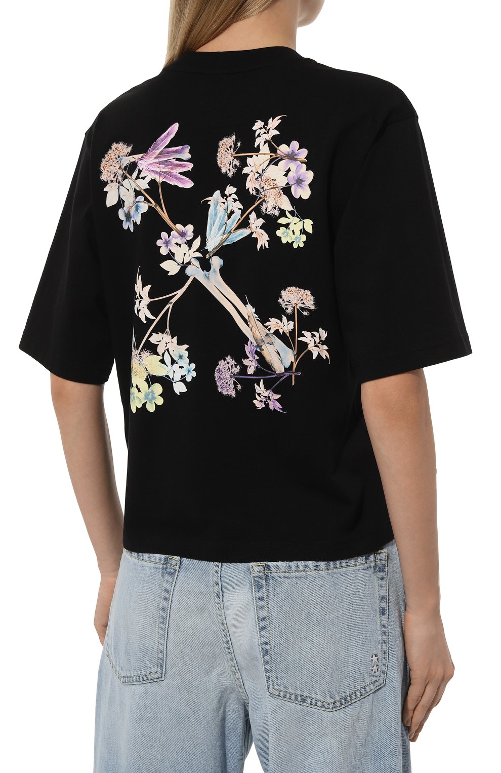 Хлопковая футболка OFF-WHITE, арт. 0WAA124S24JER002, фото 4