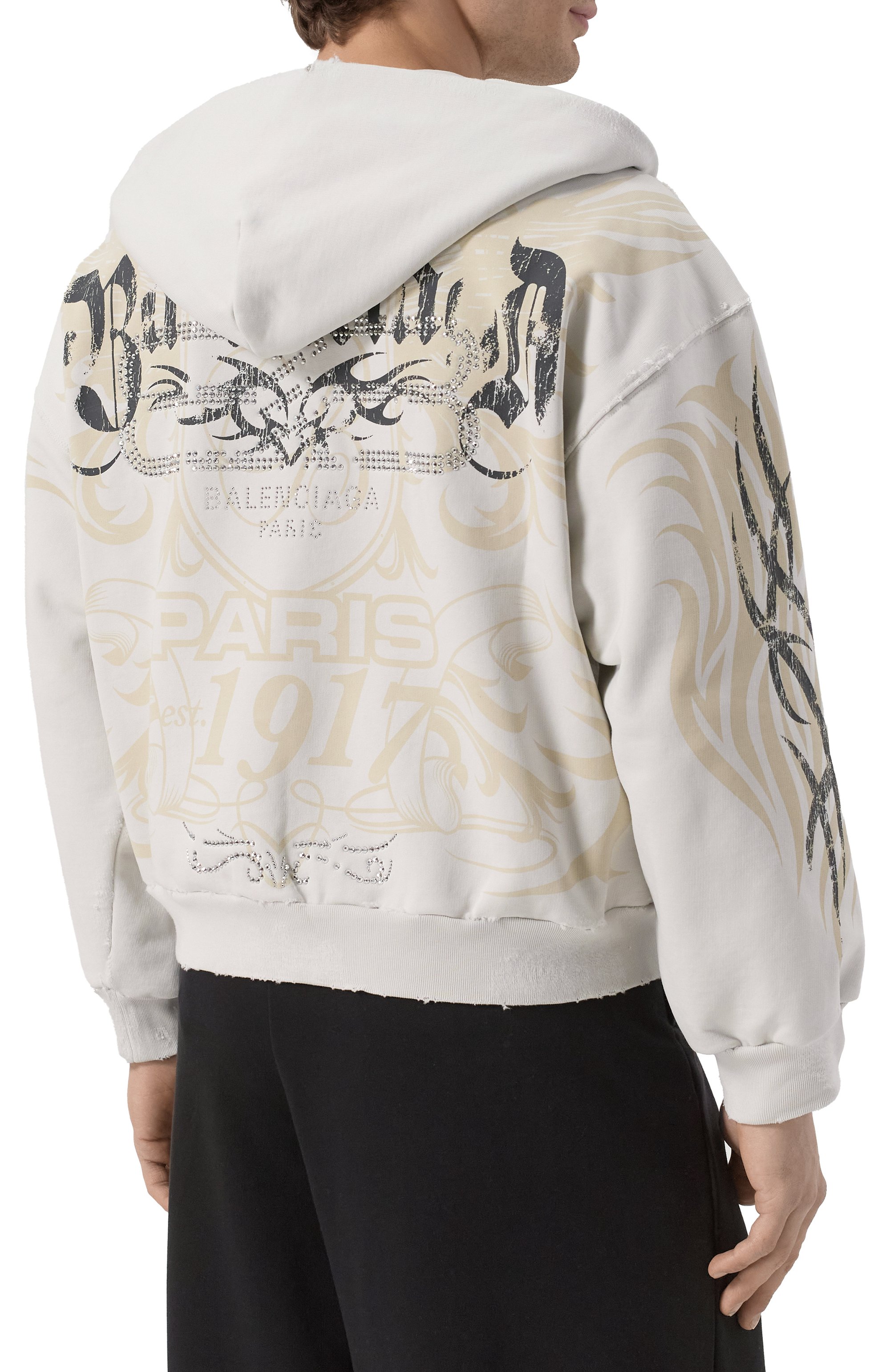 Хлопковая толстовка BALENCIAGA, арт. 803264/TRVR6, фото 4