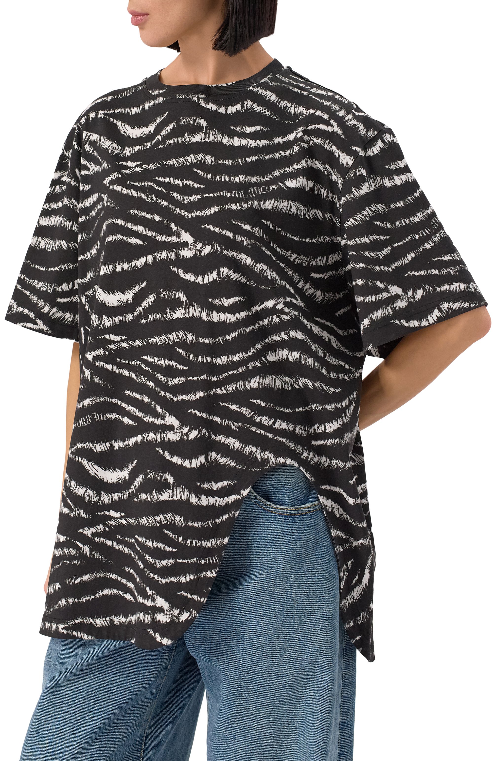 Хлопковая футболка THE ATTICO, арт. 250WCT00350/JJJ025PR, фото 3