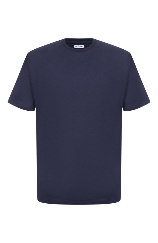 Хлопковая футболка Kiton UMC023K06R4911 Синий UMC023K06R4911