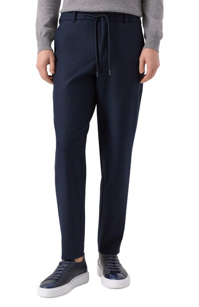 Брюки BOSS темно-синего цвета по цене 29950 руб., арт. 50551542, фото 3 Брюки BOSS, арт. 50551542, фото 3