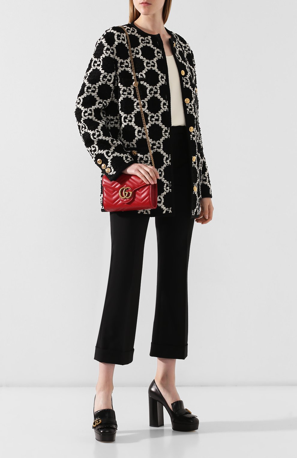 Сумка gg marmont  GUCCI, арт. 474575/DTD1T, фото 2