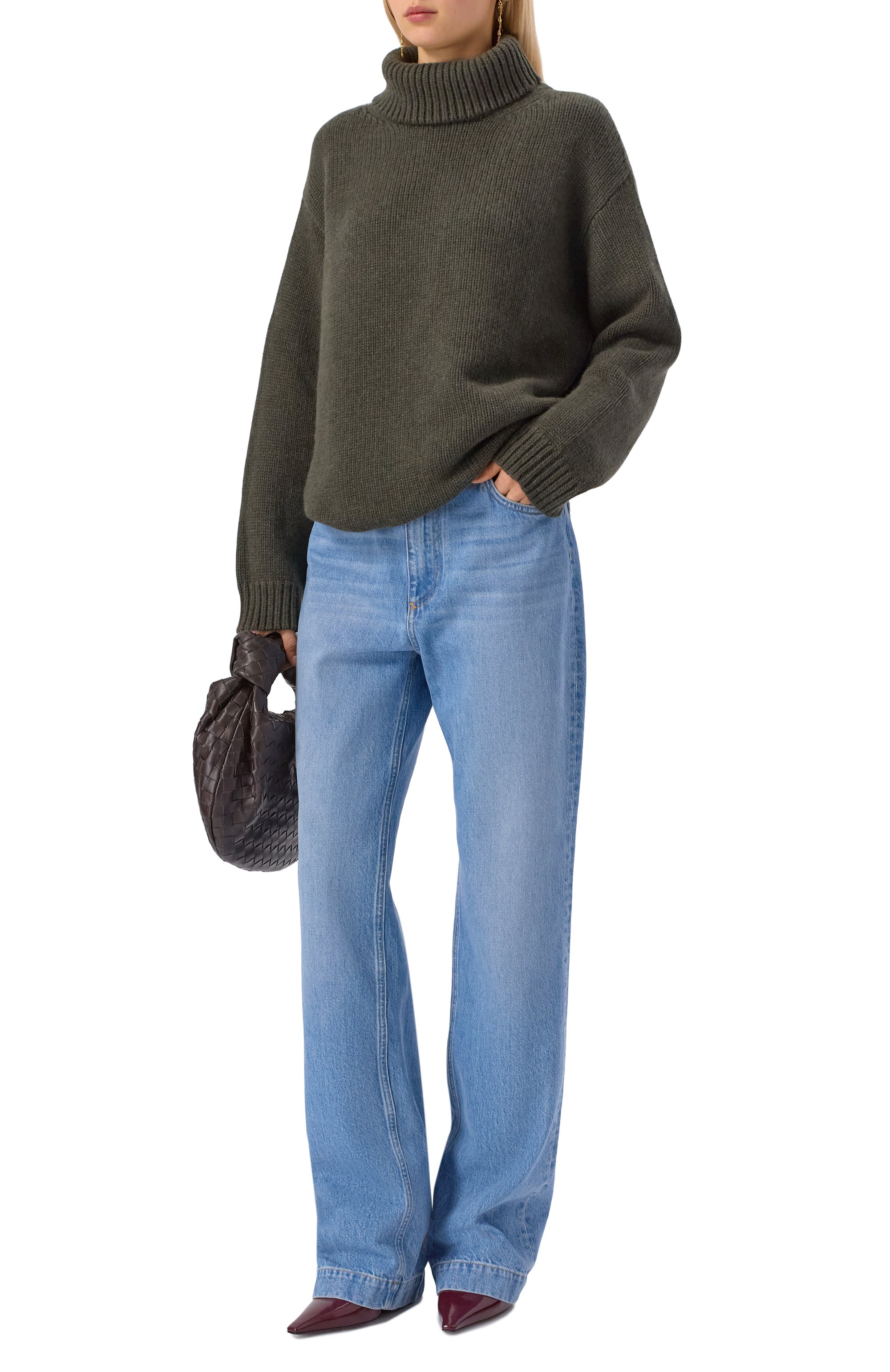 Свитер из шерсти и кашемира ELIE SAAB, арт. T0230NF25/W0007, фото 2