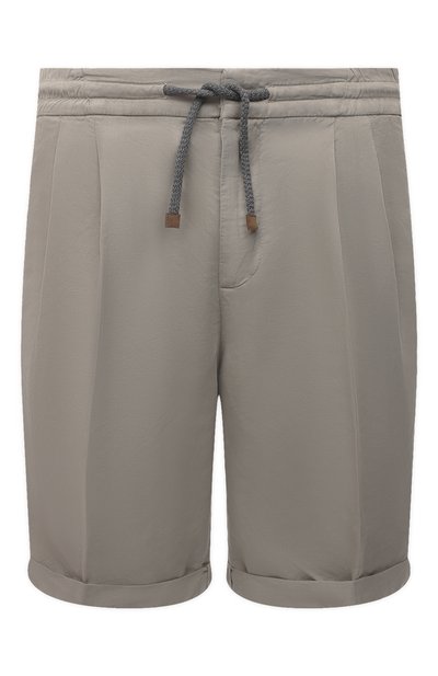 Шорты изо льна и хлопка BRUNELLO CUCINELLI, арт. M291DV0340, фото 1