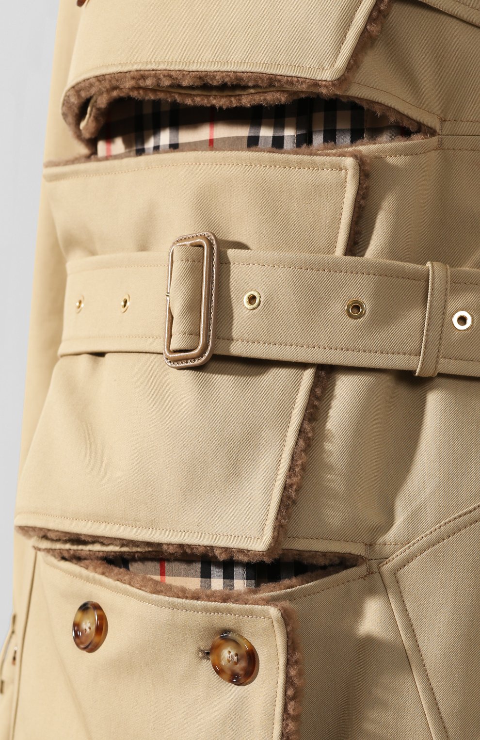 Пальто с меховой подкладкой BURBERRY, арт. 4560611, фото 5