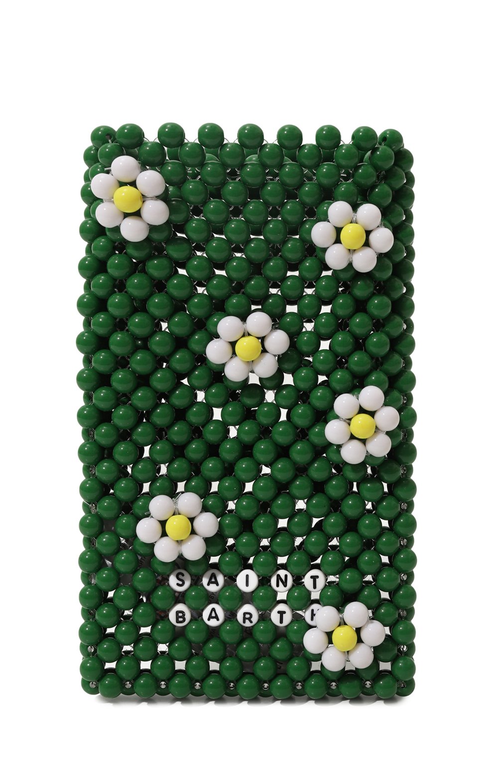 Футляр для iphone MC2 SAINT BARTH зеленого цвета по цене 4995 руб., арт. STBA BEADED PH0NE H0LDER/BEAD004/01406F, фото 1 Футляр для iphone MC2 SAINT BARTH, арт. STBA BEADED PH0NE H0LDER/BEAD004/01406F, фото 1