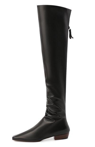 Кожаные ботфорты slouchy THE ROW, арт. F1182-L72, фото 3