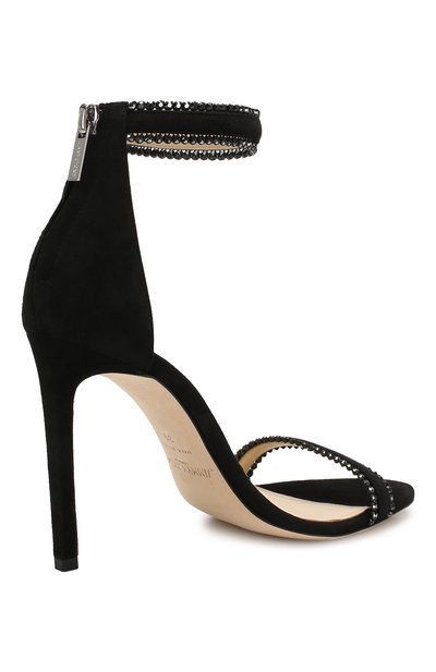 Замшевые босоножки dochas 100 JIMMY CHOO, арт. D0CHAS 100/WJT, фото 4