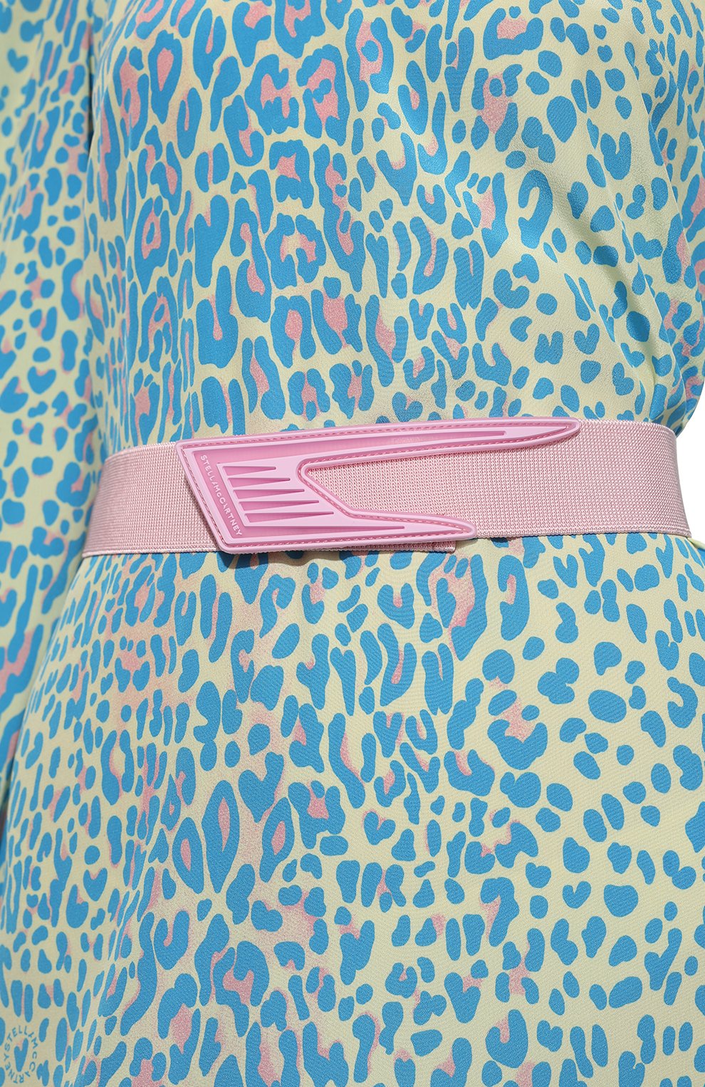 Шелковое платье STELLA MCCARTNEY голубого цвета по цене 147500 руб., арт. 604365/STA30, фото 5 Шелковое платье STELLA MCCARTNEY, арт. 604365/STA30, фото 5