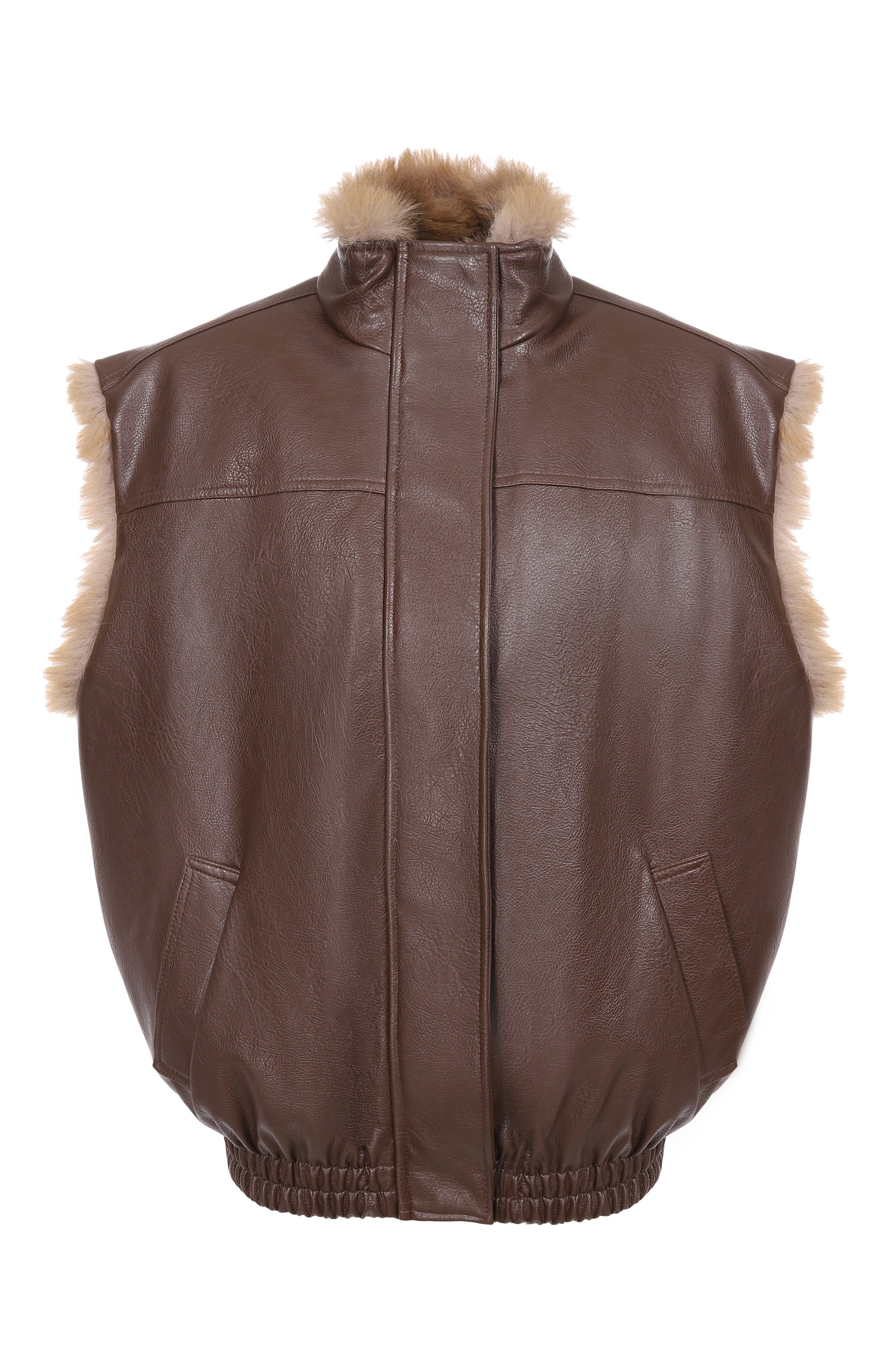 Жилет из экокожи MSGM, арт. 3942MDH02Y/257804, фото 1