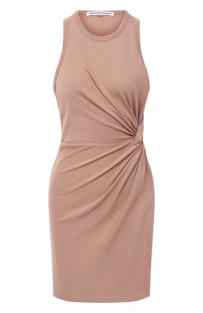 Женское платье из хлопка и вискозы ALEXANDERWANG.T, арт. 4CC2206058