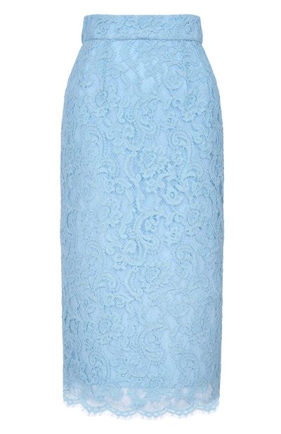 Женская юбка из хлопка и вискозы DOLCE & GABBANA, арт. F4B7IT/ILMDR