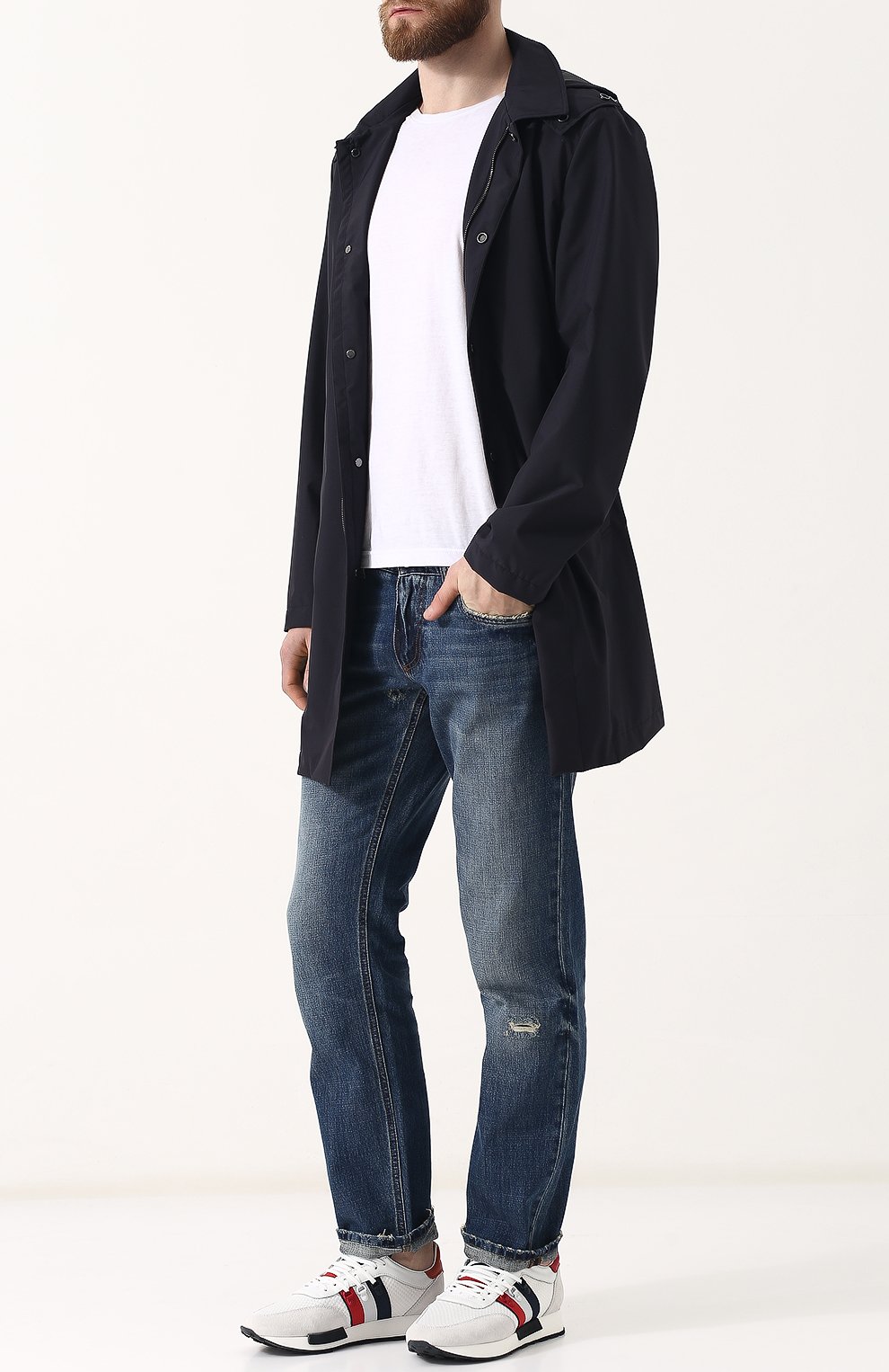 Комбинированные кроссовки horace scarpa MONCLER, арт. D1-09A-10287-00-019K0, фото 2