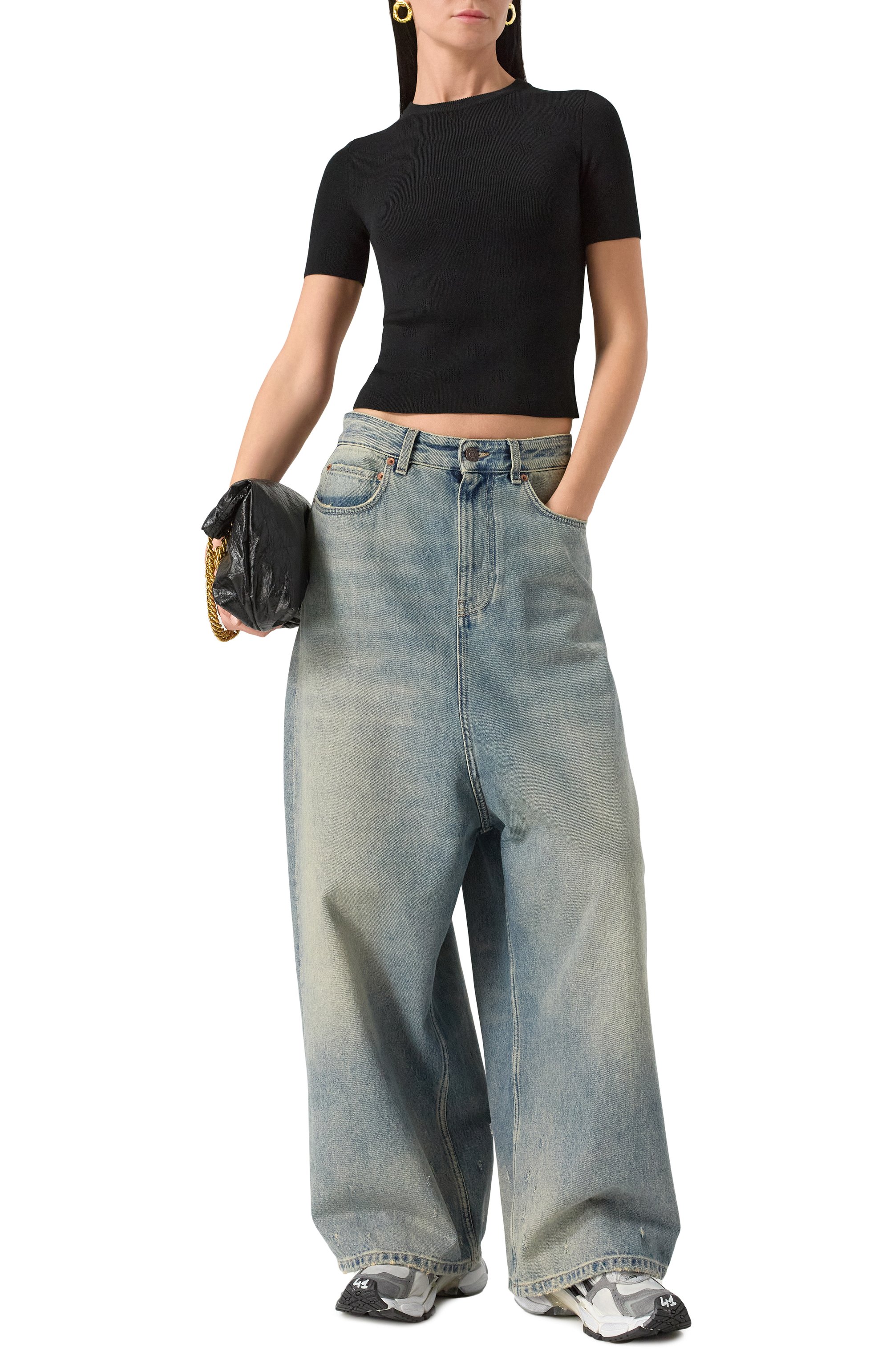 Текстильные кроссовки runner BALENCIAGA, арт. 772767/W3RNY, фото 2